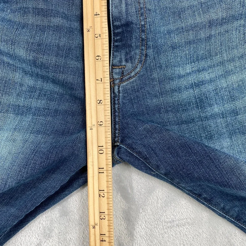 Mavi Jeans Zach Mens 33x32‎ (33x29) Blue Straight Leg Stretch Lightweight Denim